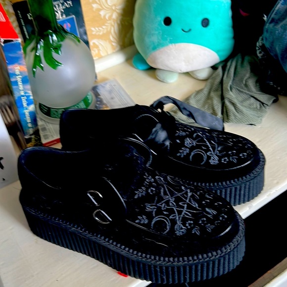 Killstar Shoes - KillStar Enchant Me Creepers Dollskill Size 7 / 38 **updated photos**